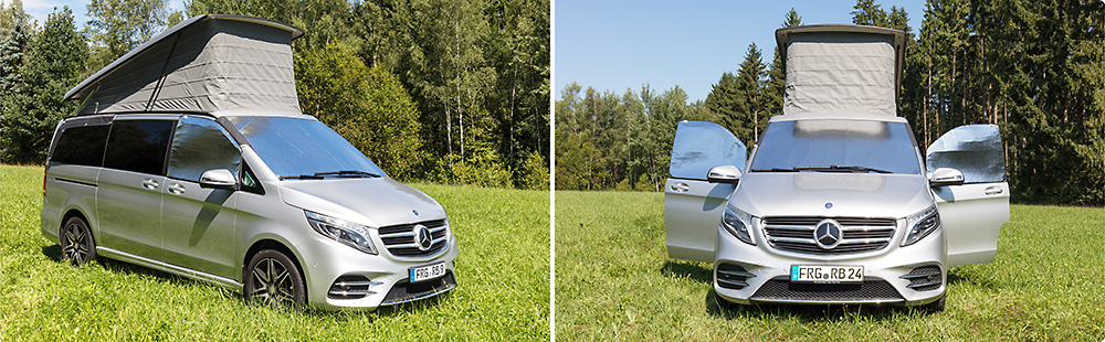 AIR-SAFE® Heckfenster für Mercedes-Benz V-Klasse & Marco Polo: Frische Luft  bei jedem Wetter