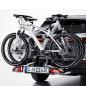 Preview: Zwei Fahrräder sicher befestigt auf dem Mercedes Benz Heckfahrradträger, unterwegs zu einem neuen Abenteuer