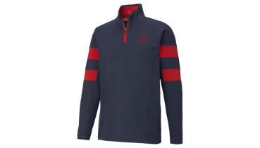 Golf-Sweater Herren navy/rot