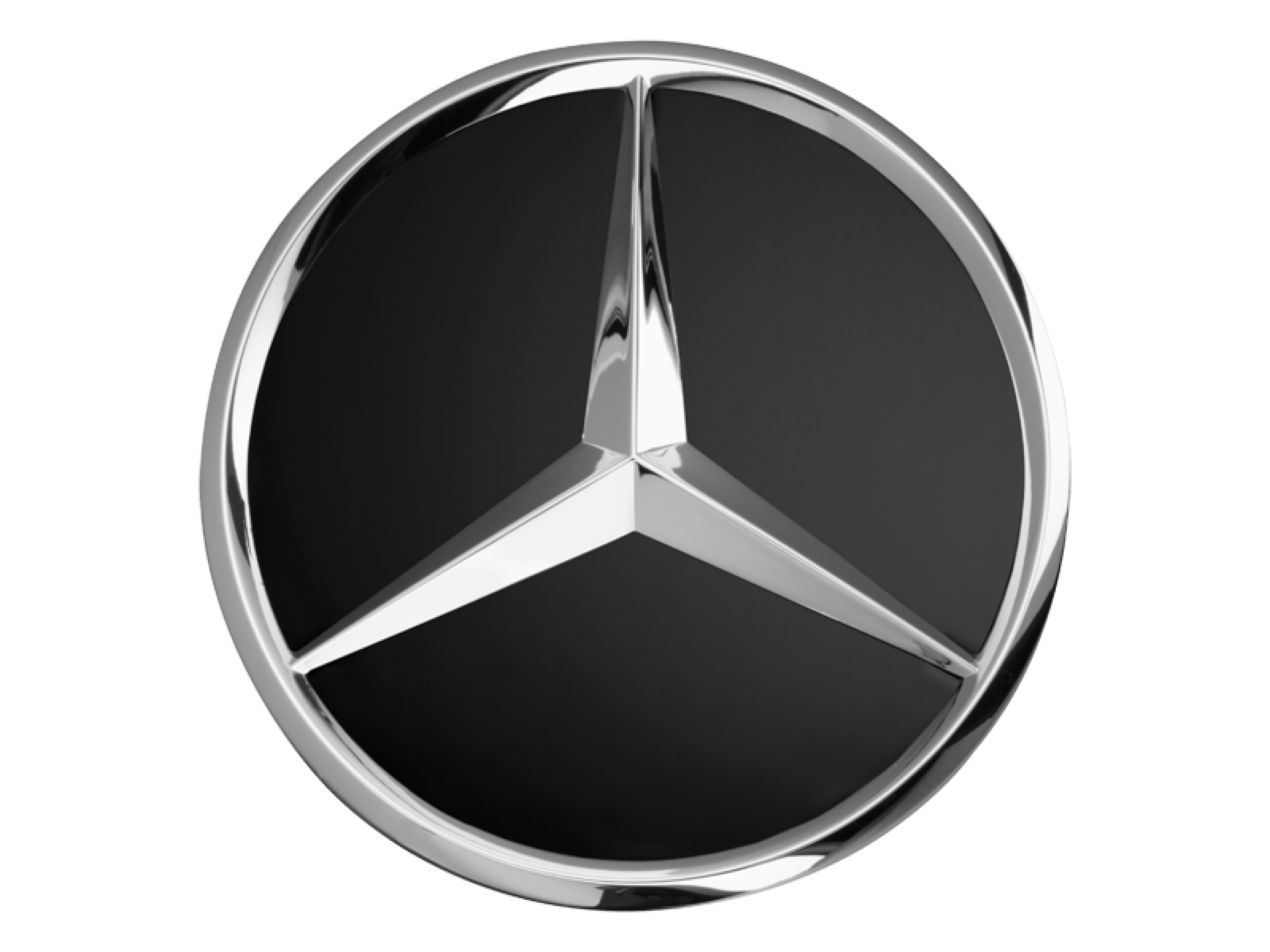 Radnabenabdeckung schwarz Stern erhaben Mercedes-Benz