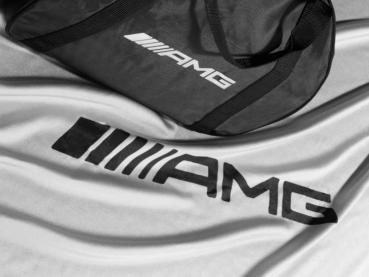 AMG Indoor Car Cover Silberfarben mit schwarzem AMG Logo A1908990086