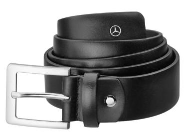 Mercedes Benz Gürtel Herren schwarz italienisches Kalbsleder B66953047