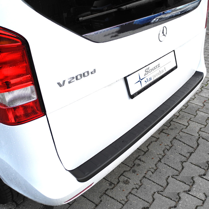 Schätz® Premium Ladekantenschutz in Carbon-Design für Mercedes V-Klasse und Vito  W447