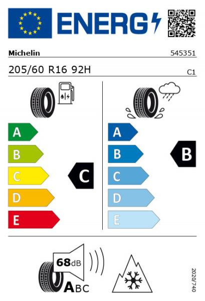 A/B/CLA-Klasse Junges Rad 5-Doppelspeichen Silber 205/60 R16 92H Michelin Alpin 5 MO Q440141510220G1/30G1