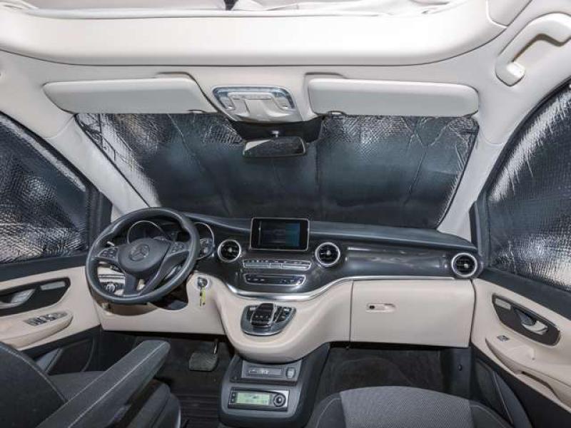 BRANDRUP ISOLITE Inside für Fahrerhausfenster Mercedes-Benz V-Klasse (2014 –) mit Licht/ Regensensor und 360° Kamera, 5-teilig 102701211